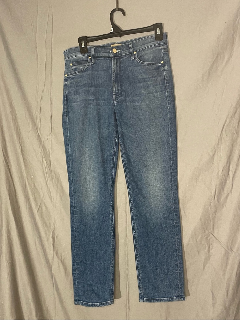 MOTHER Limited Edition Mid Rise Dazzler Ankle I Wet My Plants Embroidered Jeans - Picture 2 of 12